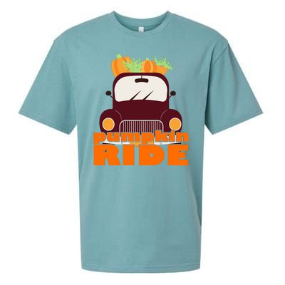 Pumpkin Ride October Fall Sueded Cloud Jersey T-Shirt