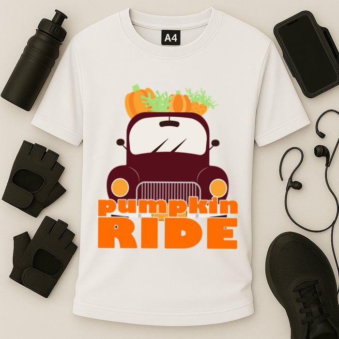 Pumpkin Ride October Fall Performance Shirt