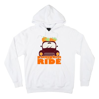 Pumpkin Ride October Fall Hoodie