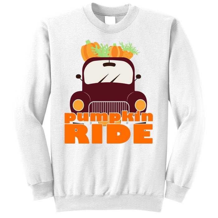 Pumpkin Ride October Fall Sweatshirt