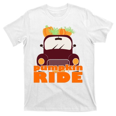 Pumpkin Ride October Fall T-Shirt