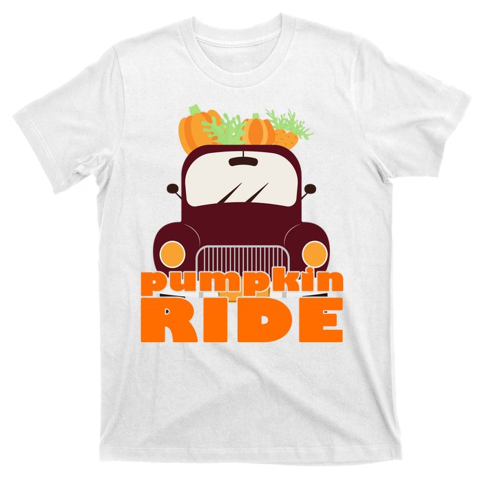 Pumpkin Ride October Fall T-Shirt