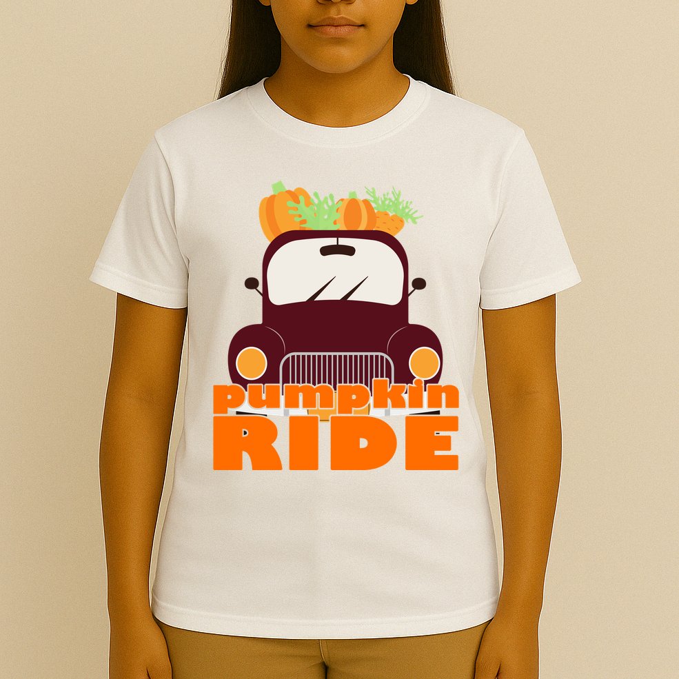 Pumpkin Ride October Fall T-Shirt