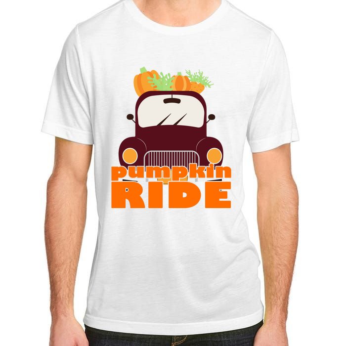 Pumpkin Ride October Fall Adult ChromaSoft Performance T-Shirt