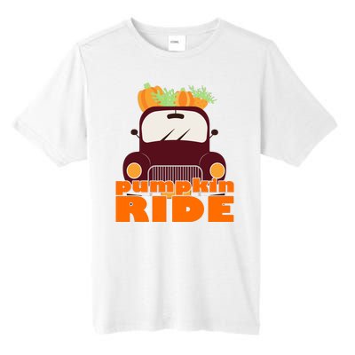 Pumpkin Ride October Fall Tall Fusion ChromaSoft Performance T-Shirt