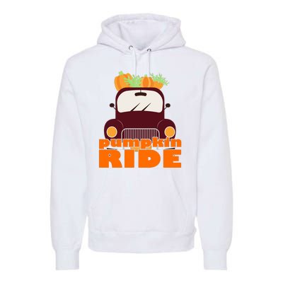 Pumpkin Ride October Fall Premium Hoodie