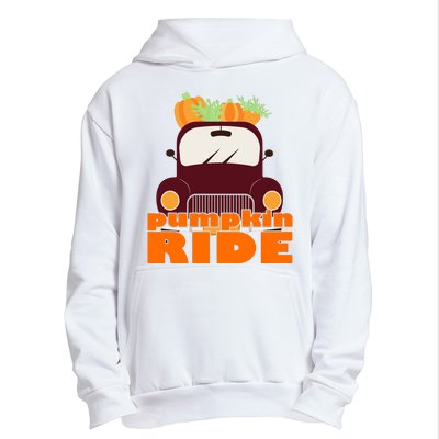 Pumpkin Ride October Fall Urban Pullover Hoodie