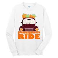 Pumpkin Ride October Fall Tall Long Sleeve T-Shirt