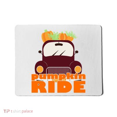 Pumpkin Ride October Fall Mousepad