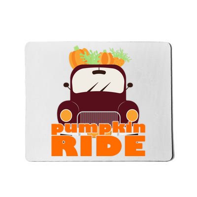 Pumpkin Ride October Fall Mousepad