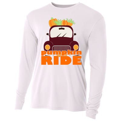 Pumpkin Ride October Fall Cooling Performance Long Sleeve Crew