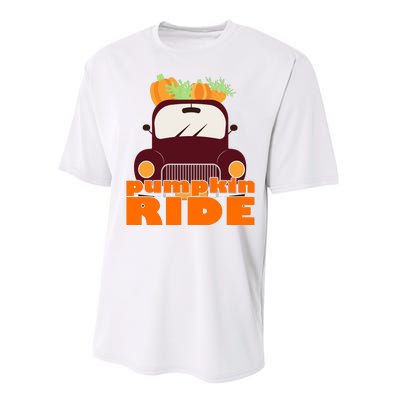 Pumpkin Ride October Fall Performance Sprint T-Shirt