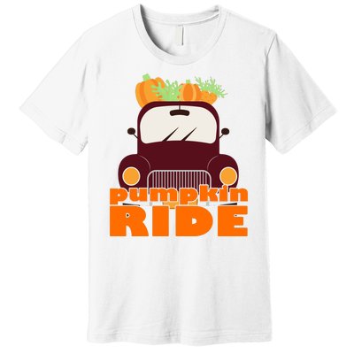 Pumpkin Ride October Fall Premium T-Shirt