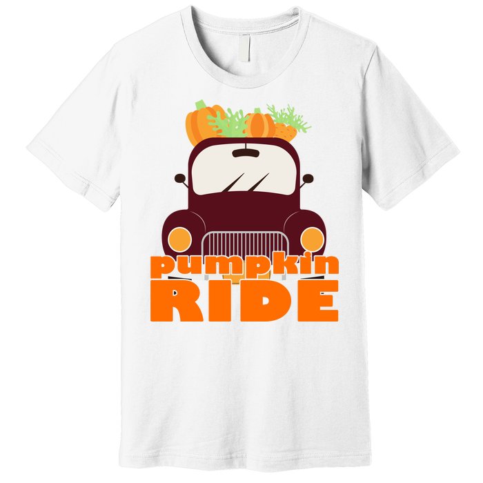 Pumpkin Ride October Fall Premium T-Shirt