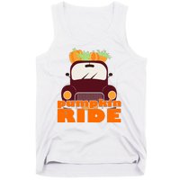 Pumpkin Ride October Fall Tank Top