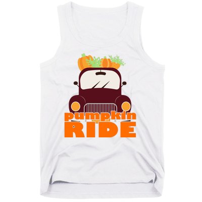 Pumpkin Ride October Fall Tank Top