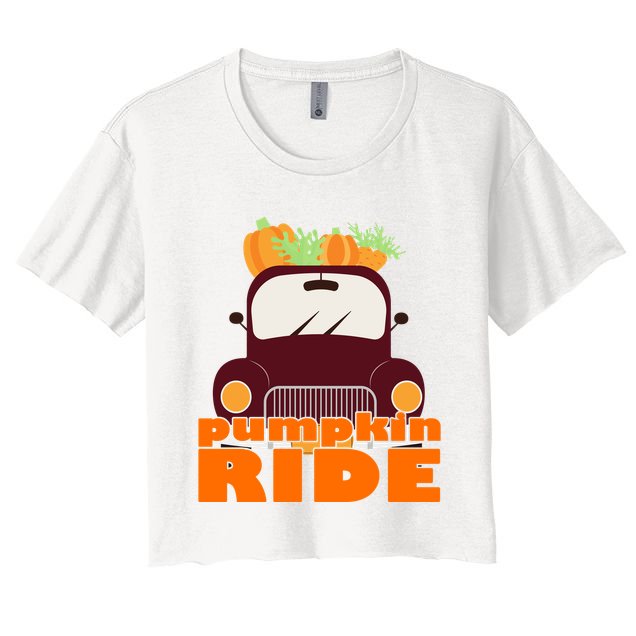 Pumpkin Ride October Fall Crop Top