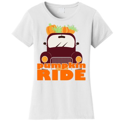 Pumpkin Ride October Fall Women's T-Shirt