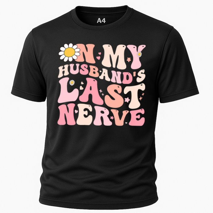 Pinky Retro On My Husbands Last Nerve Groovy Performance Shirt