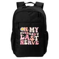 Pinky Retro On My Husbands Last Nerve Groovy Backpack
