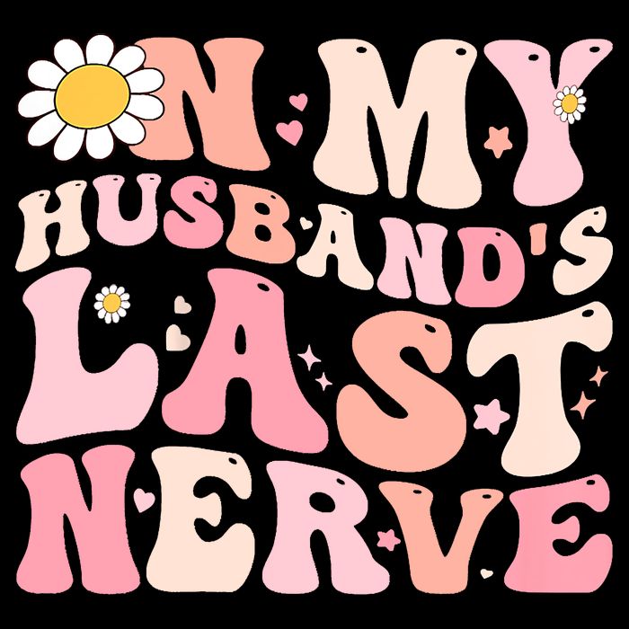 Pinky Retro On My Husbands Last Nerve Groovy Button