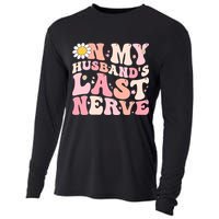Pinky Retro On My Husbands Last Nerve Groovy Cooling Performance Long Sleeve Crew