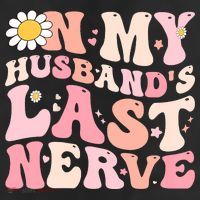 Pinky Retro On My Husbands Last Nerve Groovy 25L Jumbo Tote