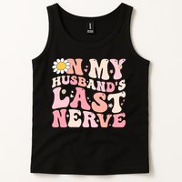 Pinky Retro On My Husbands Last Nerve Groovy Tank Top