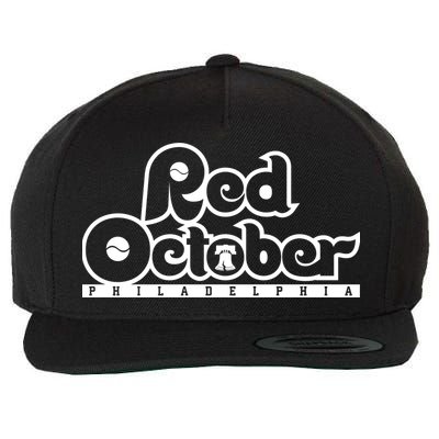 Philly Red October Philadelphia Baseball Wool Snapback Cap