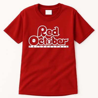 Philly Red October Philadelphia Baseball Tall T-Shirt