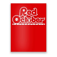 Philly Red October Philadelphia Baseball Poster