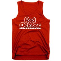 Philly Red October Philadelphia Baseball Tank Top