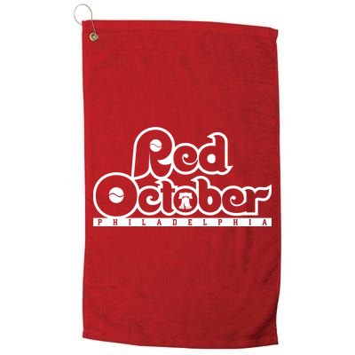 Philly Red October Philadelphia Baseball Golf Towel