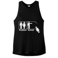 Problem Solved Ladies PosiCharge Tri-Blend Wicking Tank