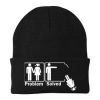 Problem Solved Knit Cap Winter Beanie