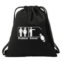Problem Solved Drawstring Bag