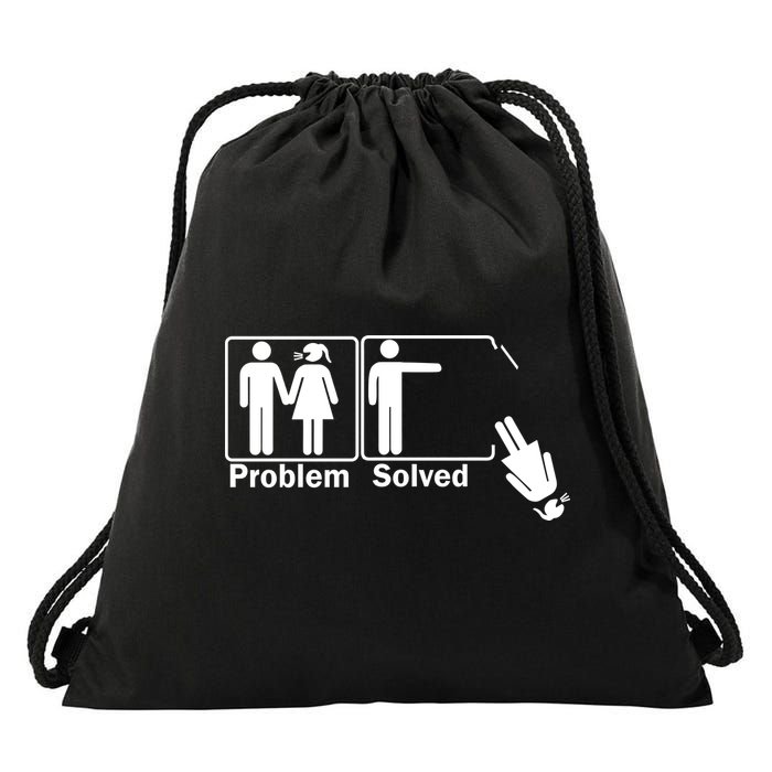 Problem Solved Drawstring Bag