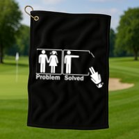 Problem Solved Golf Towel