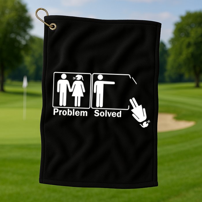 Problem Solved Golf Towel