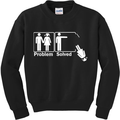 Problem Solved Kids Sweatshirt