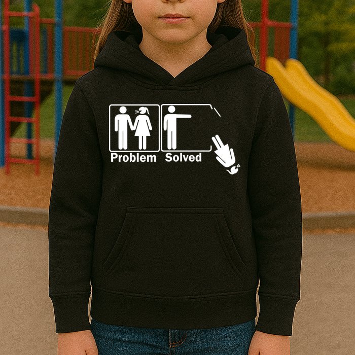 Problem Solved Kids Hoodie