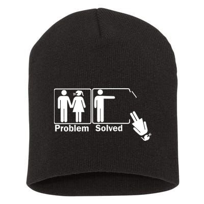 Problem Solved Short Acrylic Beanie