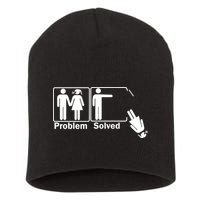 Problem Solved Short Acrylic Beanie