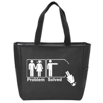 Problem Solved Zip Tote Bag