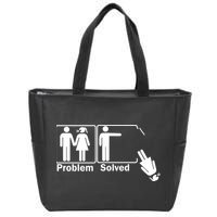 Problem Solved Zip Tote Bag
