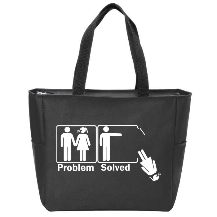 Problem Solved Zip Tote Bag