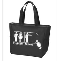 Problem Solved Zip Tote Bag