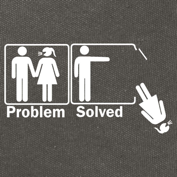 Problem Solved Cotton Canvas Backpack