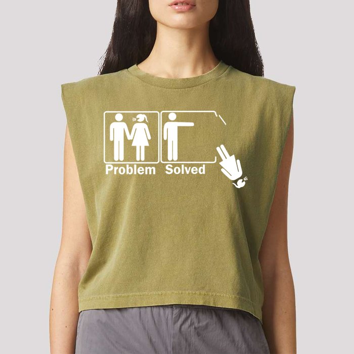 Problem Solved Garment-Dyed Women's Muscle Tee