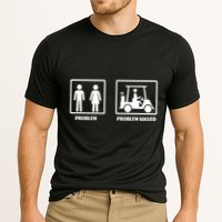 Problem Solved Golf Wife Funny Performance Shirt